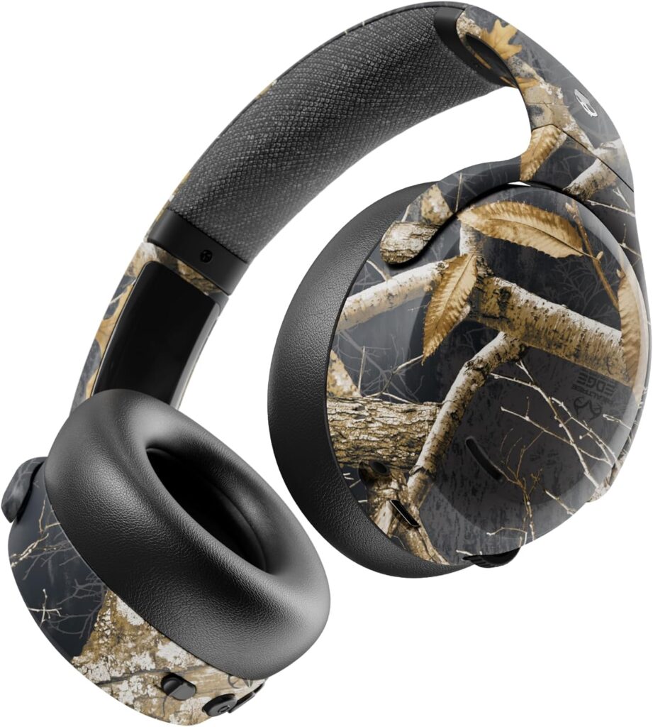 Skullcandy Crusher ANC 2 Wireless Bluetooth Headphones in Black with Realtree Edge Design and Noise Cancelling