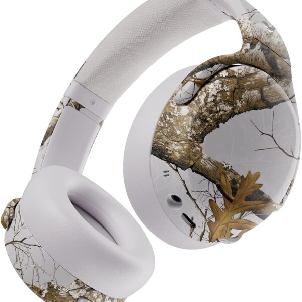 Skullcandy Crusher ANC 2 White Wireless Bluetooth Headphones with Active Noise Cancelling and Microphone – Realtree Edge