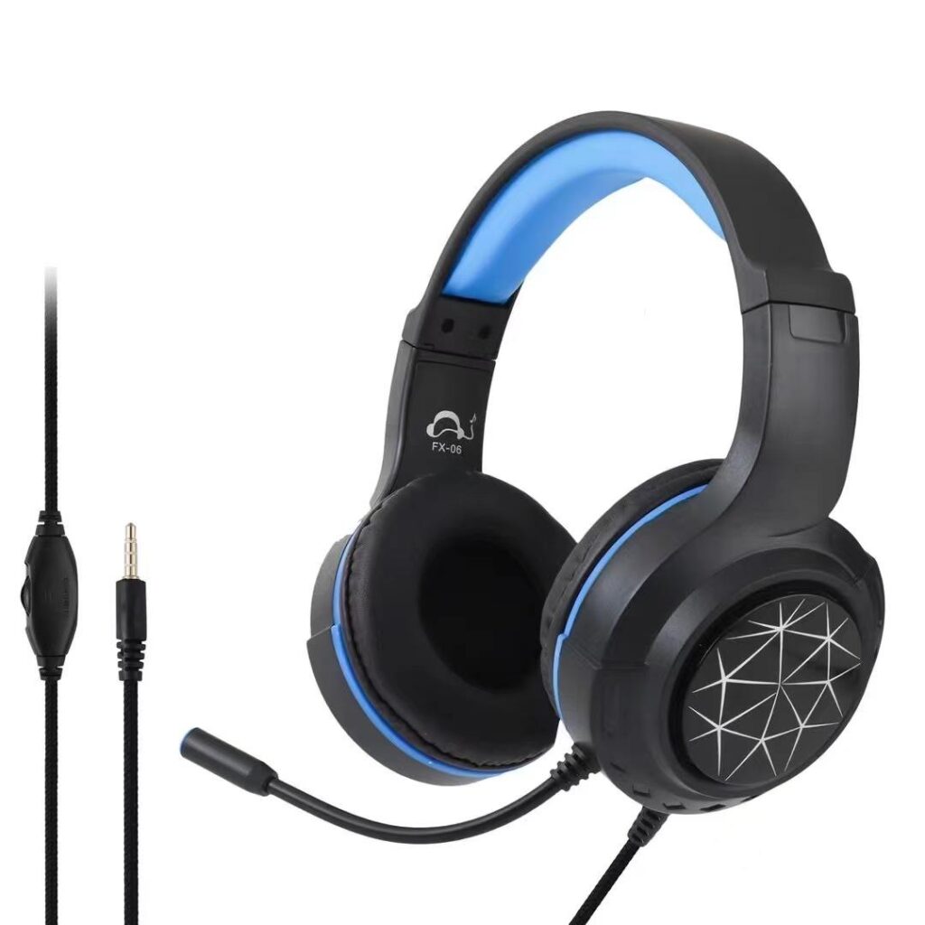 Wired Gaming Headset with Noise Cancelling Microphone and Surround Sound for PC, PS4, and Xbox