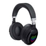 Timyaan DR988 LED Silent Disco Headphones with 500m Range and Wireless Transmitter Support