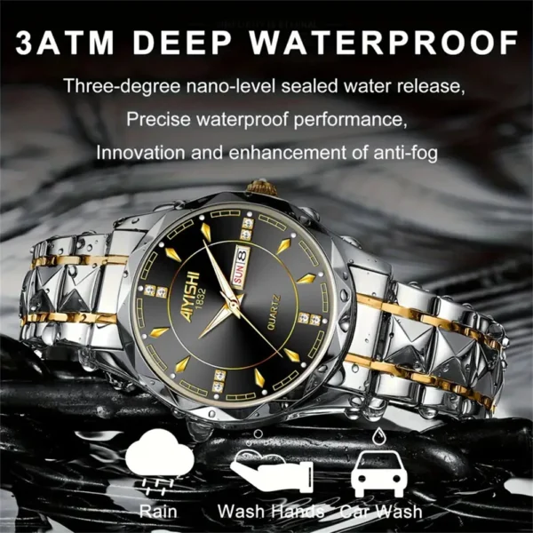 Waterproof wrist watch