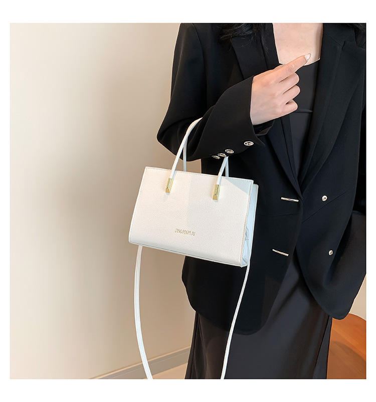 Large women’s handbag in candy color PU leather, stylish and spacious