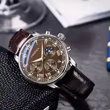 GENEVA men’s luxury quartz wristwatch