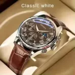 GENEVA men’s luxury quartz wristwatch