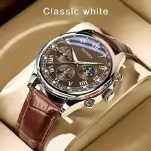 GENEVA men’s luxury quartz wristwatch