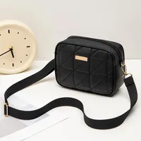 Fashionable Korean style women’s crossbody shoulder bag with rhomboid photo-camera design